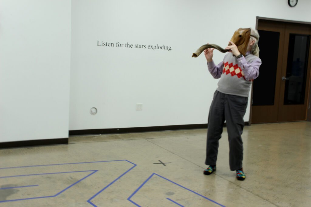 Saturn Walk" by China Blue with Norman Lowrey.